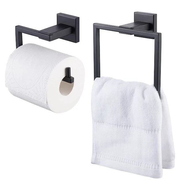 New Style Towel Ring Good Price Hand Holder Bathroom Sets Ring Rack Toilet Paper Tissue Brushed Gold Towel Bar