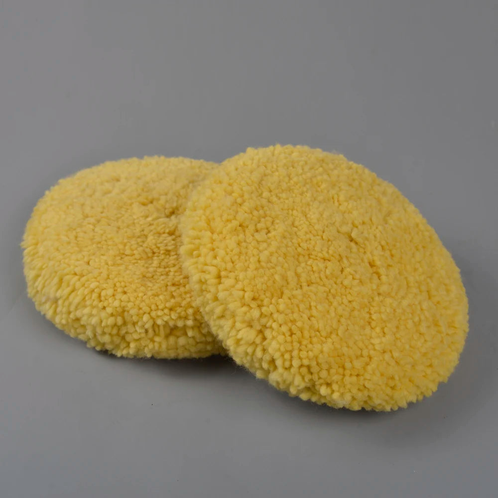 7 Inch 180 mm Double Face Wool Buffer Pad Double-side Wool Polishing Pad 3m Quality Pad  with M14 M16 5/8''-11