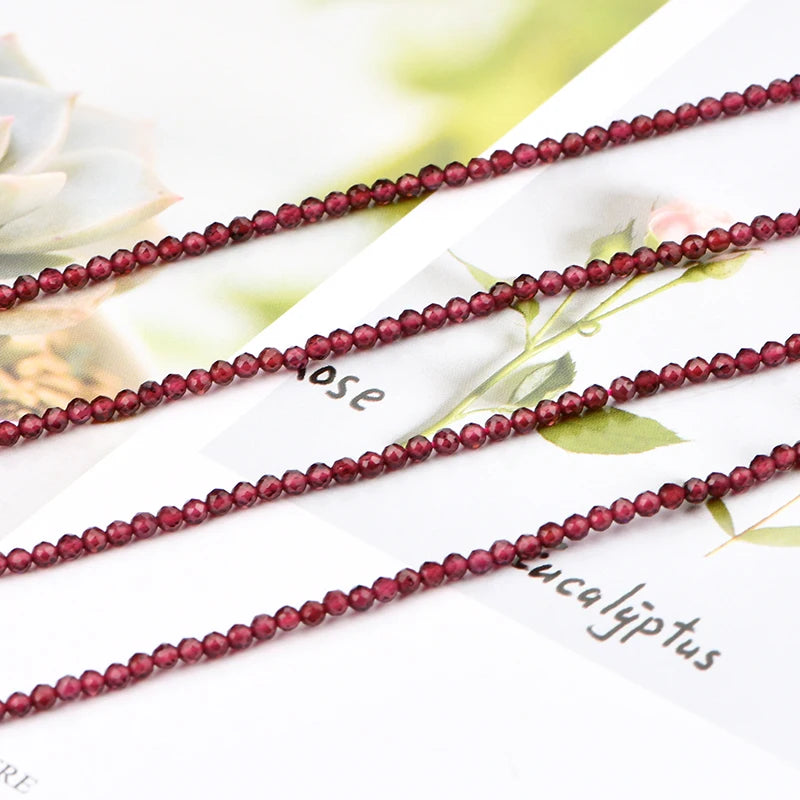 Garnet Black Spinel Dozens of Gemstone Colors 2Mm 3Mm 4Mm Natural Spinel and Garnet Faceted Beads