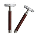 New Arrival JDK Rosewood or Blackwood Handle Double Edge Safety Men & Women Shaving Razor With the Base Stand