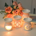 Wax Melt Burner Wax burner Ceramic Oil Burners Assorted Wax Warmer Aromatherapy Holder Candle Scented Diffuser