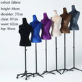 XINJI High-end Pinned Wedding Dress Model Half Body Dummy Woman Velvet Mannequin Window Display Women Fashion Female Mannequins