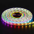 BTF-LIGHTING UL Listed 5V SK6812 RGBW IC 30 60 144 LEDs Individually Addressable 4 Colors in 1 LED RGBW Pixel LED Strip Light