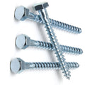 DIN571 Steel Hexagon Head Wood Screws Bolts Zinc Plated Finish Plain Standard