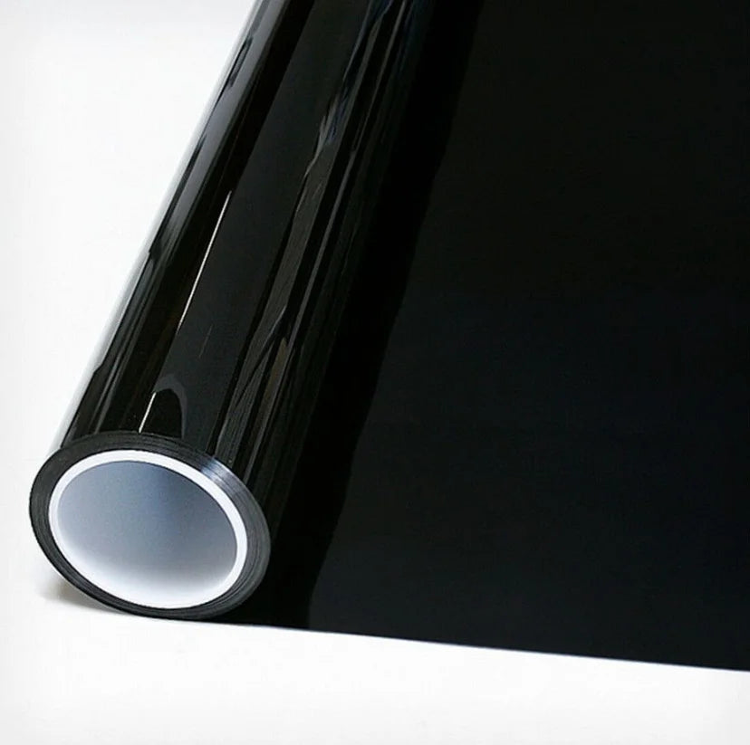 No Glue Black/White PVC Vinyl Window Film Blackout Window Film