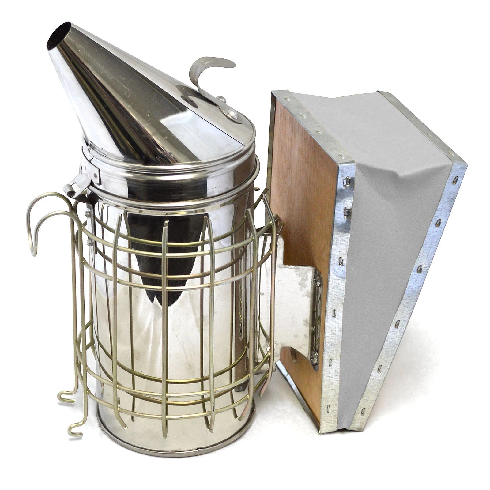 1pcs Beekeeping Smoker Stainless Steel Beekeeper Equipment Beehive Tools to Apiculture Supplies Smoke