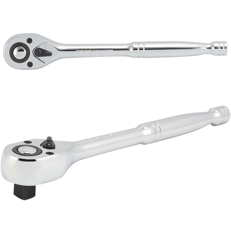 YUHANG 72-Tooth Reversible 1/2 Inch Chrome Vanadium Steel Drive Ratchet Wrench Quick Release DIY OEM Customizable Carbon Steel