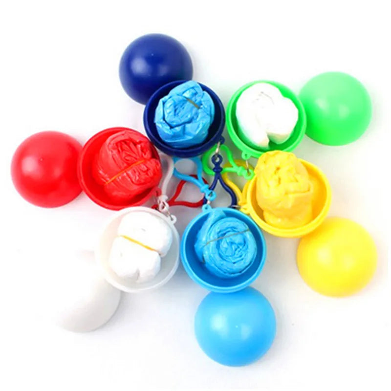 Lightweight Disposable PE Adult Rain Poncho Ball Pattern for Outdoor Tour Activities