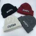 Custom Logo Winter Hat Fashion Acrylic Knit Cuffed Beanie with Printed Carton Character or Camouflage Pattern for Beach Wear