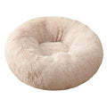 Hot Sale Round Cushion Dog Bed Basket Kennel Cat House Winter Warm Sleeping Bag Nest Soft Long Plush