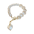 Wholesale Hot Selling Fashion Design Retro Irregular Pearl T-buckle Braceletfor Girlwomen Holiday Birthday Presents