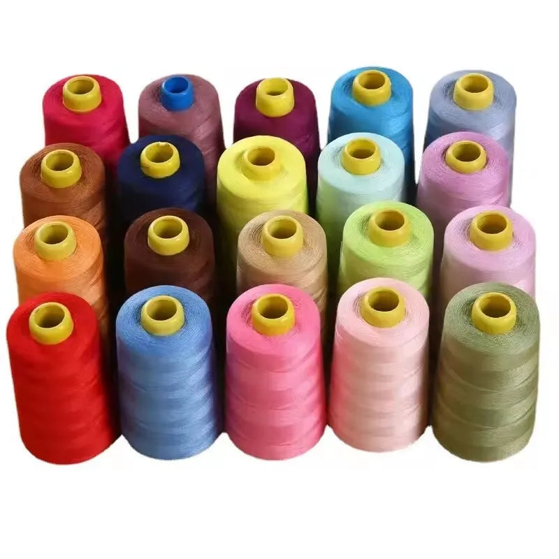 YOUNUS Wholesale 100% Polyester Thread 40/2 5000yards/cone for Sewing Spun 402 Customized Color