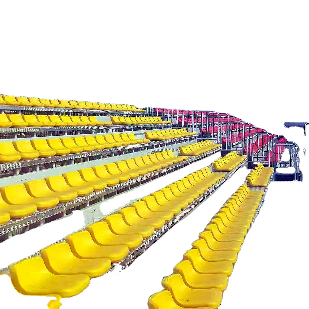 Hottest School Stadium Seat Manufacturers Custom Public Row Chair Vacuum Blow Molding Outdoor Chair Plastic Row Chair