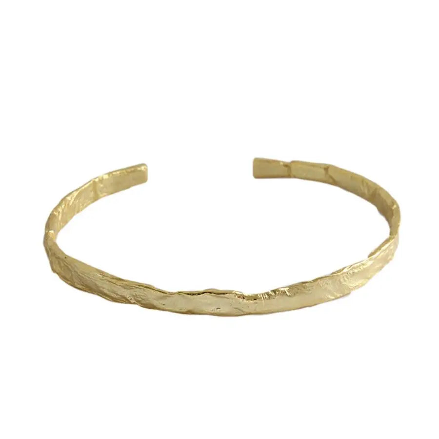 Wholesale 925 Silver Gold Bangles Jewelry Women Rhodium Gold Plated Handmade Jewelry