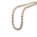 GT OEM Women's 5-6mm Natural Freshwater Pearl Choker Necklace Gold Plated Stainless Steel Jewelry No Fade Collier De Perles