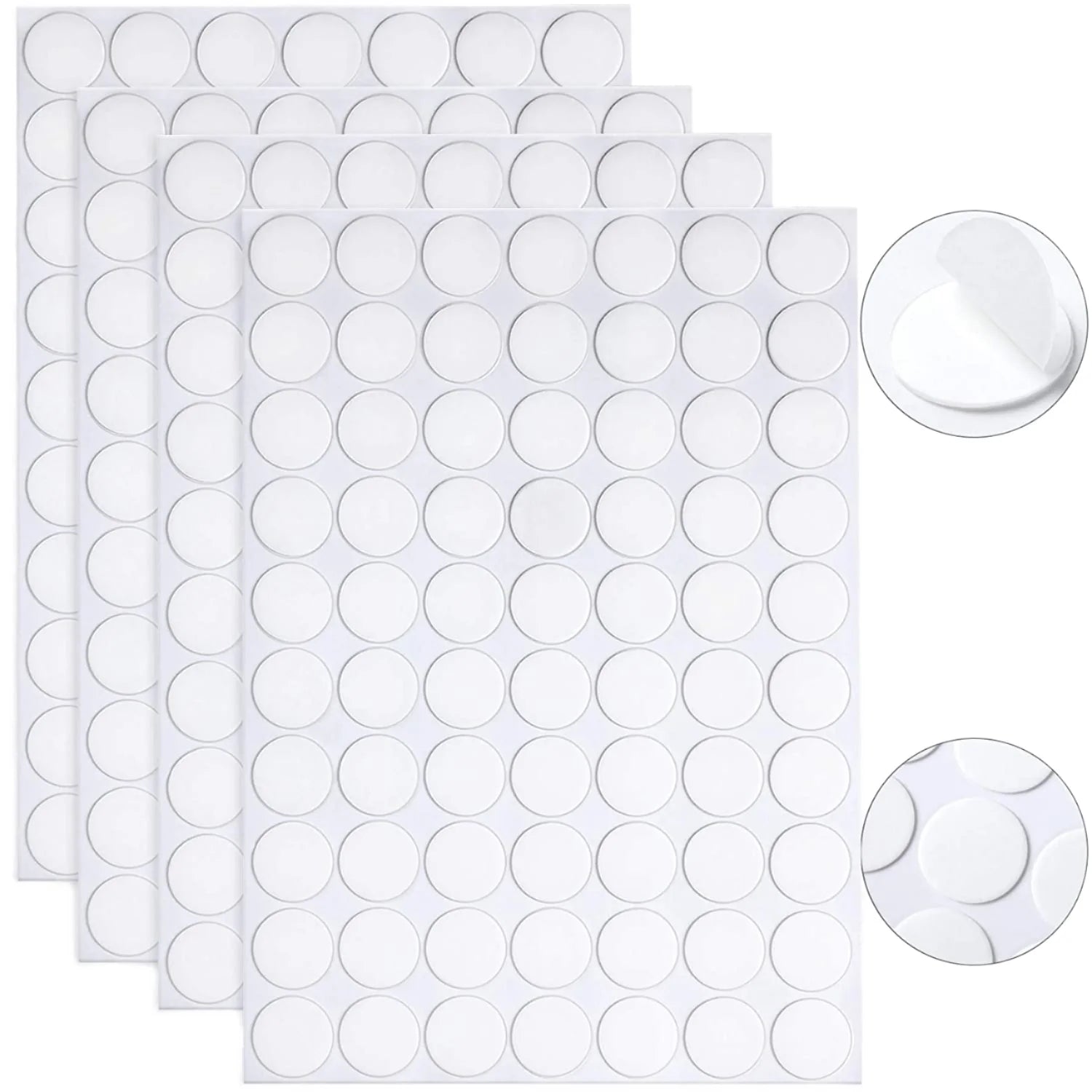 Pre Cut Double Sided Tape Picture Hanging Strips Removable Mounting Dots Adhesive Heavy Duty Removable for Art Craft Decoration