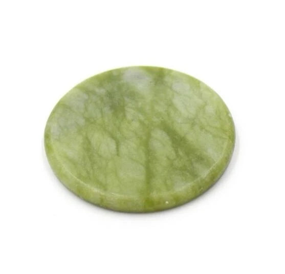 Wholesale Quality Natural Green Jade Stone Eyelash Extension Glue Holder Pallet