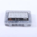 M3 4 5 6 Self Tapping Screws Assortment Kit Self Tapping Wood Screws Set Box Pan Head and Flat Head 304 Stainless Steel Screws