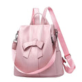 Custom Fashion Cute Simple Mini Girl Light Pink  Leather Womens Back Pack