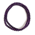 Amethyst beads purple Gemstone Beads natural  round Gemstone  Amethyst necklace