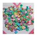5mm Colorful Leaves Clay Slices Sprinkles Soft Pottery for DIY Crafts Decoration Filling Accessories