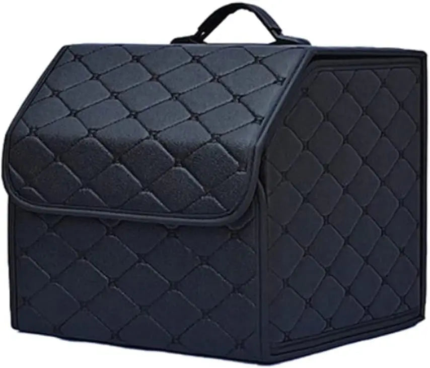 KUYUE Multipurpose Collapsible Car Trunk Storage Organizer With Lid Portable Car Storage Bag Black Foldable Box Opp Bag CLASSIC