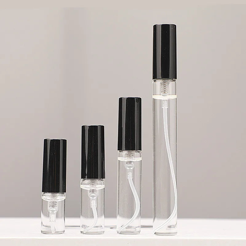 MUB Support Printing Logo 2ml 3ml 5ml 10ml Easy Crimp Portable Perfume Glass Spray Bottle As Gift