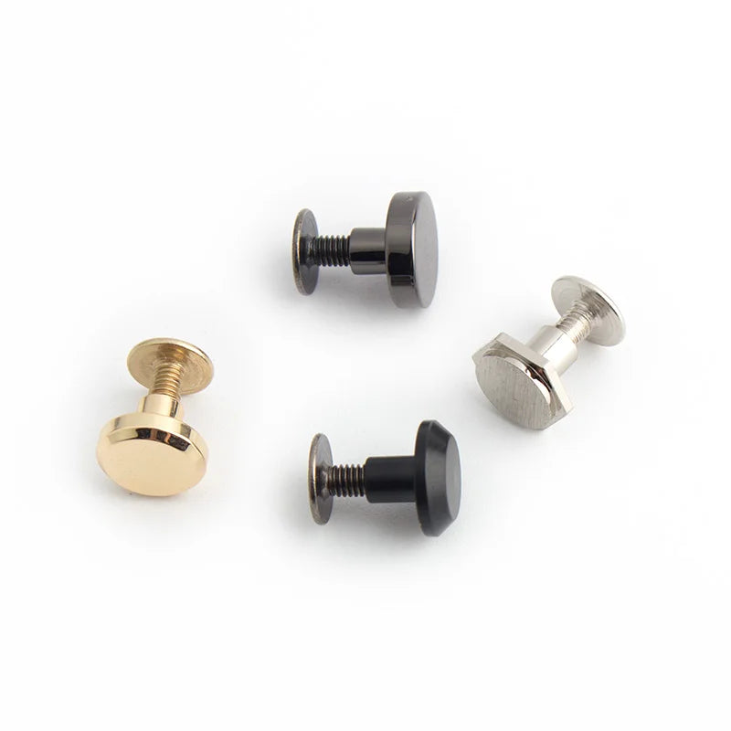 New Solid Copper Studs Metal Handbag Screw Bottom Decorative Studs Hardware Buckle Rivet Accessories for Bag Accessories Parts