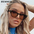 [RTS]High-quality Hot Models PC Retro Cat Eye Full Rim UV400 Protection Outdoor Sun Shading Sunglasses Personalized Rivets