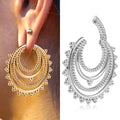 Stainless Steel 316L Wedding Engagement Fashion Beads Hoop Ear Weights Hangers Ear Gauges Plugs Expander Piercing Body Jewelry