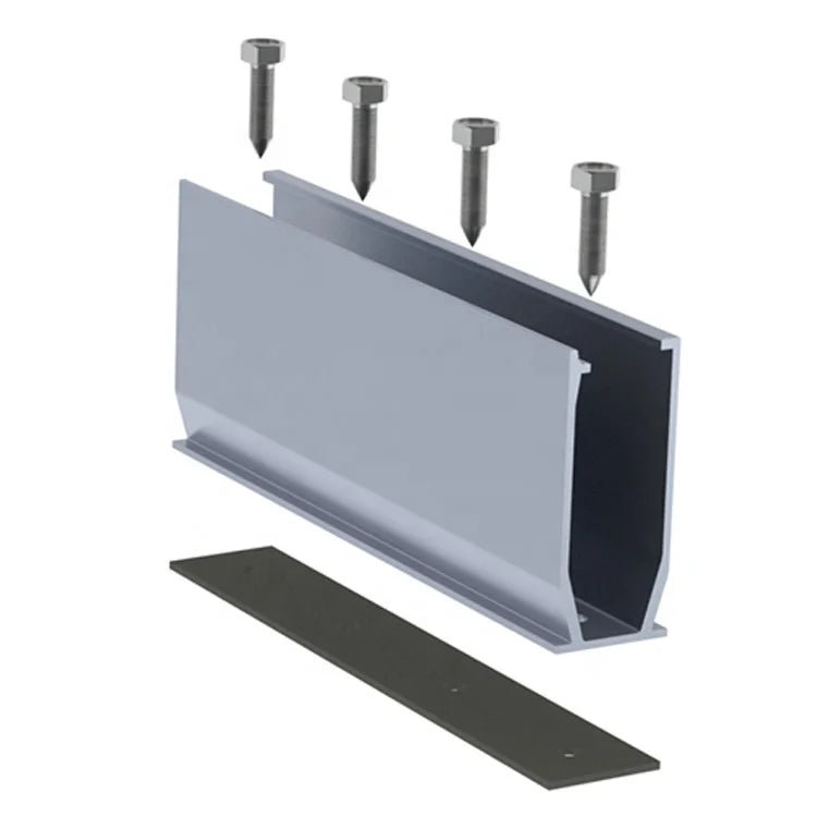 Yuens Oem 35-50mm Panel Aluminium Solar Pv Panel Mounting Mid Clamp for Whole