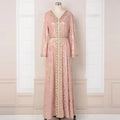 Graceful Fashionable Slamic Model Photos of Latest Middle East Chiffon Dubai Open Muslim Abaya Dress Designs