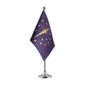 Wholesale Customized Promotional Product Desk Flag 100%polyester Custom Indiana State Desk Flag