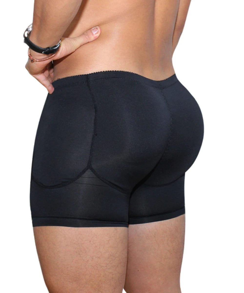 Fitspit Men's Slim Fit Front Egg Bag Open Hole Back Hip Design Sexy Four Corners Shorts Wholesale Under Wear