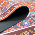 Fitness Non-slip Antiskid Custom Carpet Rug Size Eco Friendly Digital Printed Suede Yoga Mat For Fitness Gym Sport