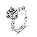 Popular 925 Silver Eternity Ring Women's Wedding Design Moissanite Band Best Gift for Girlfriend