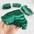 Wholesale Price Natural Crystals Gemstone Slab Healing Malachite Slice For Decoration