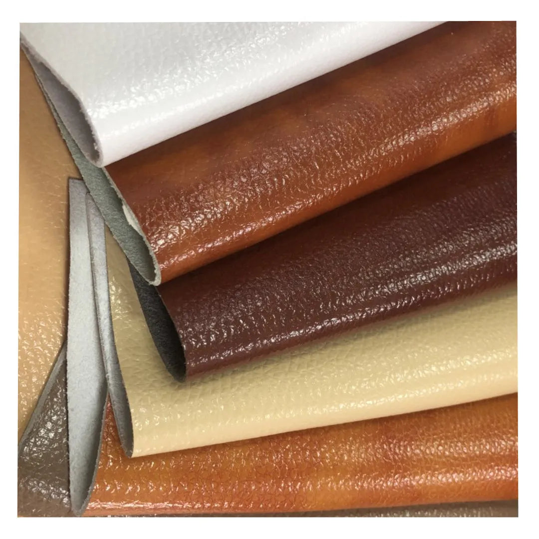 Simple yet Noble Style Eco-friendly Stretch Blackout PU Leather Fabric for Football Outdoor Use Super Durable Bag Making