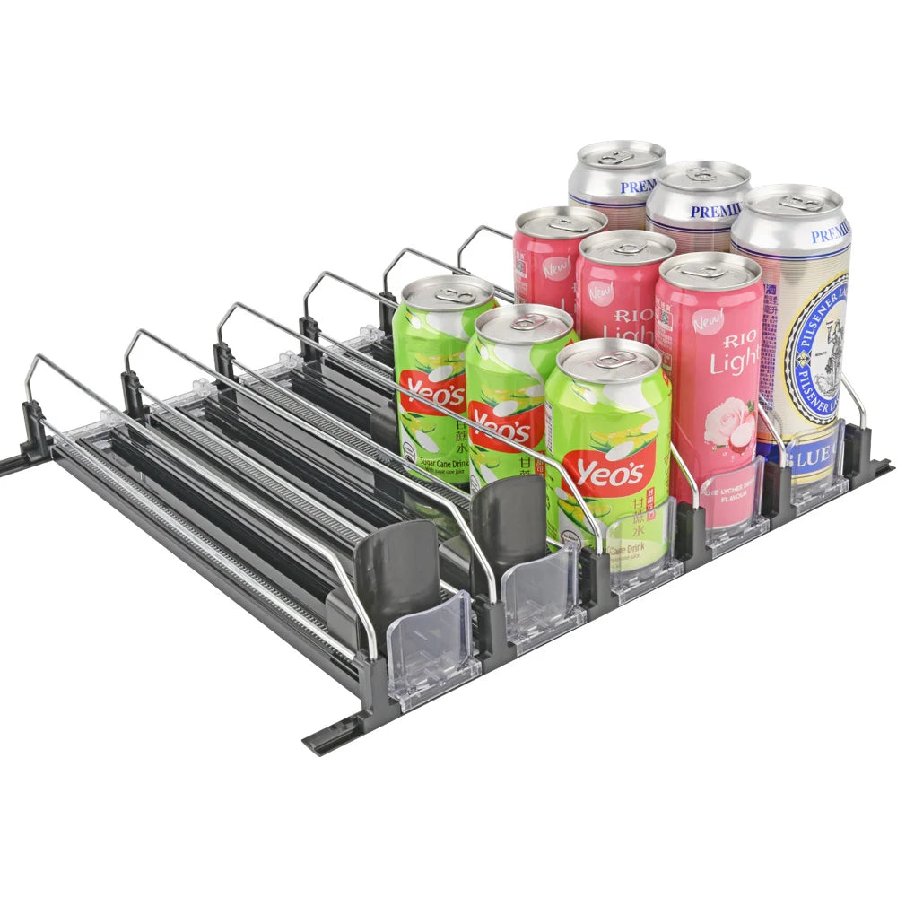 Automatic Adjustable Single Lane Pusher Bottle Drink Shelf Pusher System Divider