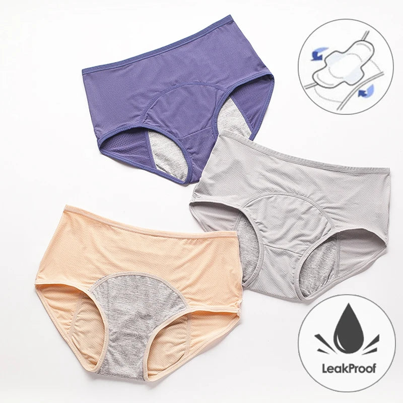 Dropshipping Wholesale Organic Women Menstrual Period Stained Leak Proof Underwear Panties