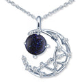 Jewelry Necklaces Moon Women 925 Sterling Silver Necklace for Women Crescent Half Moon Necklace Fashion Jewelry