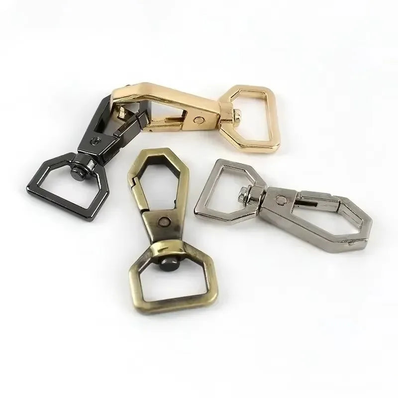 Meetee BD448 13mm Zinc Alloy Swivel Buckles Plate Handbag Hardware Accessories Dog Collar Strap Snap Lobster Clasp Bag Parts