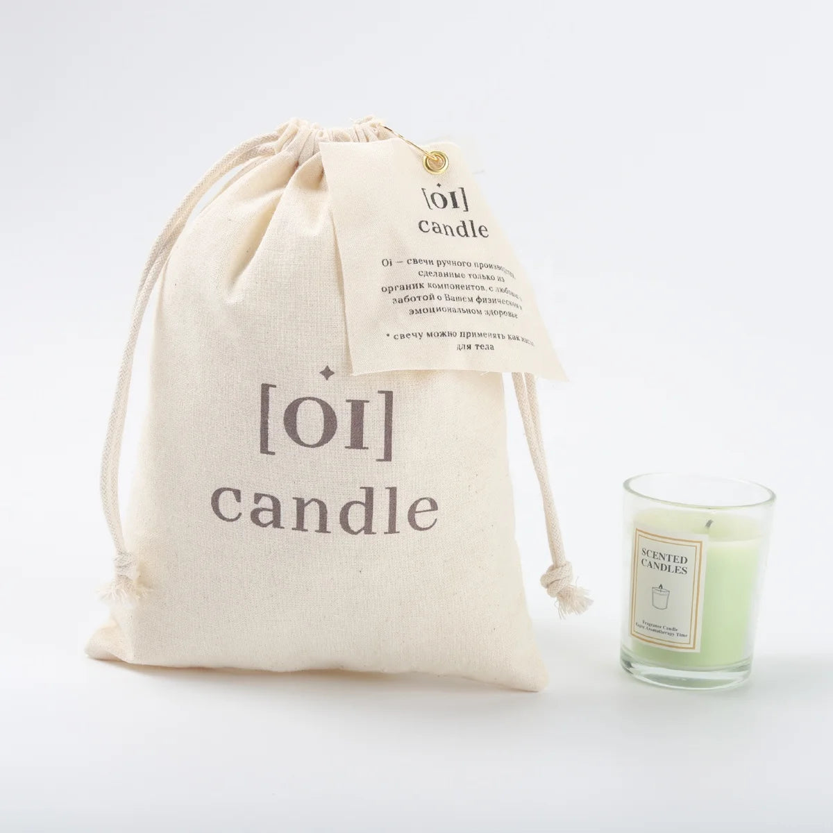 Muslin Cotton Flannel Candle Bag Cotton Flannel Packaging Bag
