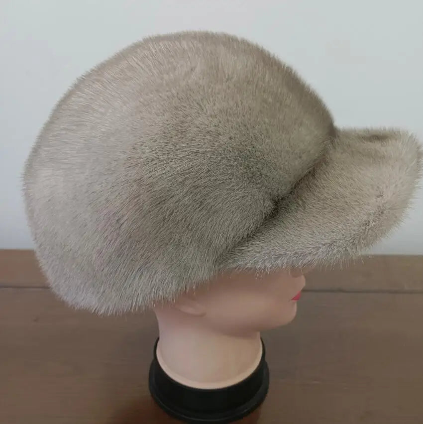 Sample Support 2026 Factory Direct Sale Promotion Winter Fashion Style Warm Mink Fur Hats