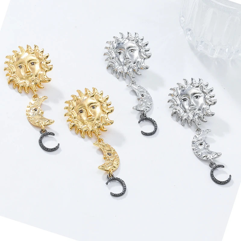 Kaimei 2025 Fashion Jewelry Spiral Wing Earrings for Women's Hammered Zinc Alloy Earrings Hollowed Out Spiral Metal Earrings