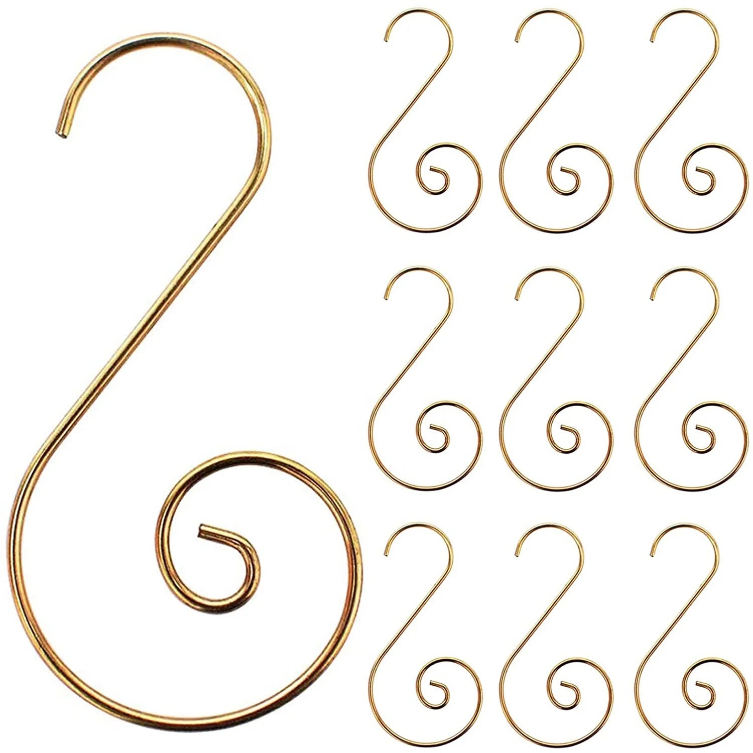 Christmas Ornament Tree Hangers Baubles Ball Metal Hook Xmas S Hooks