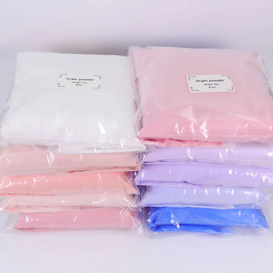 Bulk Private Label 2 in 1 Acrylic Dipping Powder Nude Pink White Clear Acrylic Powder for Nails Fast Dry Good Consistency