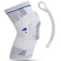 HX064 Bases Nylon Knee Sleeve Support Brace with Silicone Spring Pads Flexible Protective Knee Brace