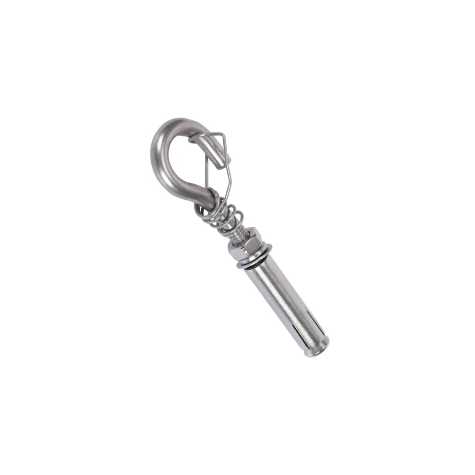 304 316 Stainless Steel Ring Open Close Expansion Bolt Close Cup Ceiling Hook Spring Anchor Wall Expansion Screw Hook