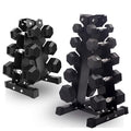 Hex Dumbbells Rubber Hexagonal Dumbbell Set for Gym